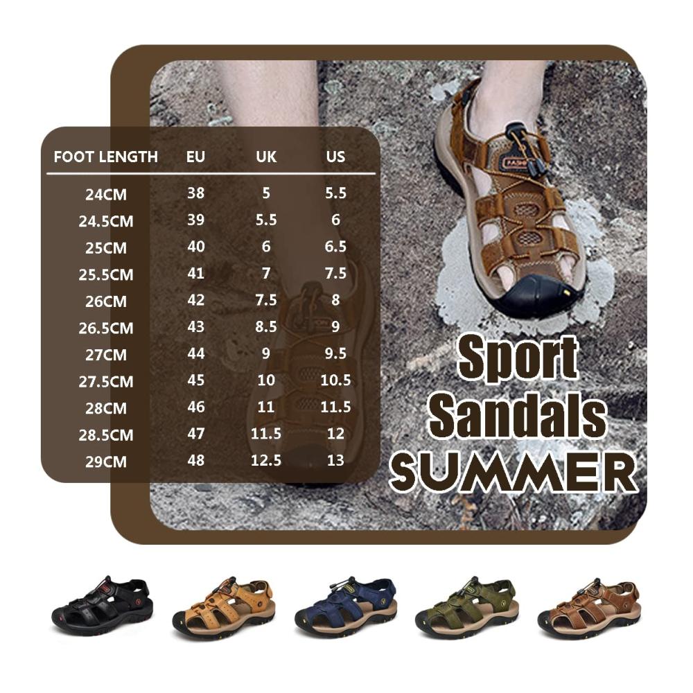 Sport- & Outdoorsandalen für Herren – Sommer Wandersandalen Beach Sandalen Trekkingschuhe mit Outdoor-Sport-Design