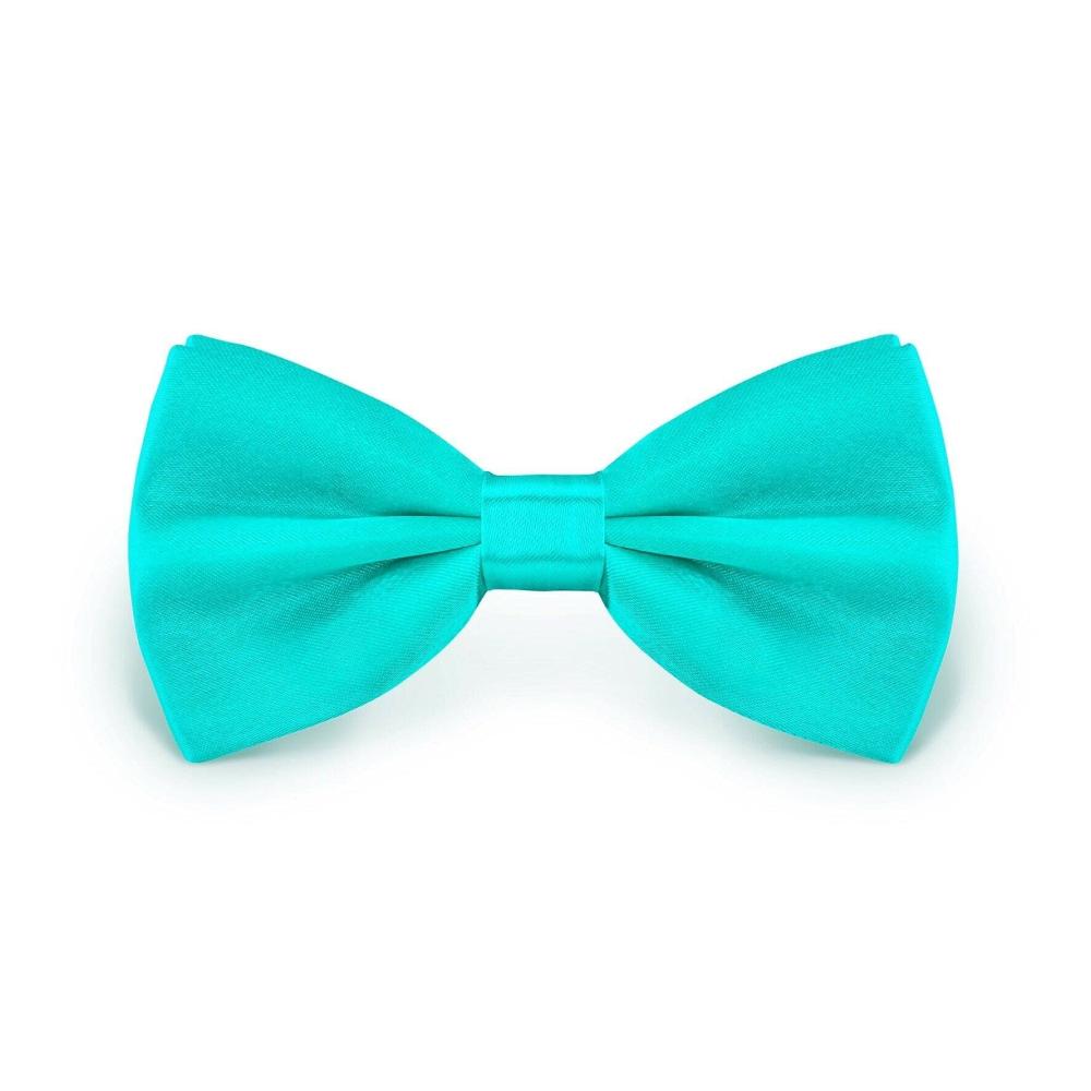 Türkis Fliegen-Set für Hochzeit und Business Krawatte Fliege & Einstecktuch – Schlanker stilvoller Look