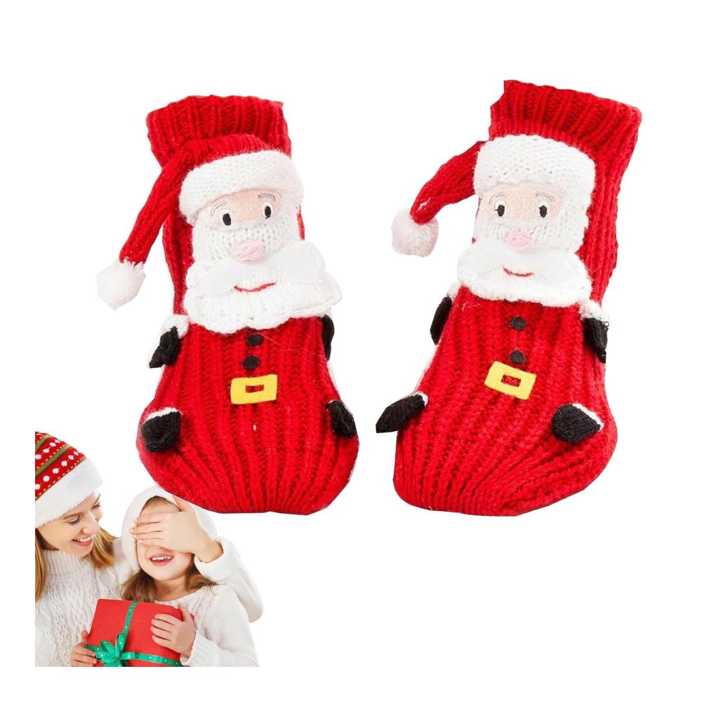 3D Weihnachtsgeschenksocken Warme Winter-Socken für Männer mit Pinguin Hirschgriff und Slipper-Design - Ideale Geschenke für gemütliche Thermo-Schlafmomente und einen stilvollen Winter von Brojaq