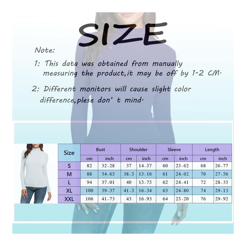 Damen Rollkragenpullover Winter Langarm Pullover Damen Dünn & Elegant - Damenpullover Turtleneck Sweater für Winter - Frauen Sweatshirt mit Rollkragen Winterpullover Tops