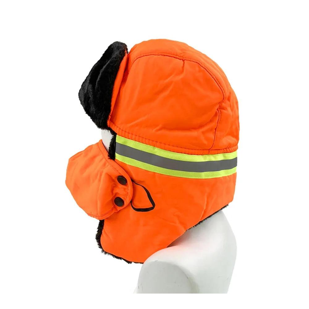 Fliegermütze Herbst Winter | Reflektierend Warm Winddicht | Ski Bomber Hut für Schnee Arbeit Radfahren | Verdickte Kopfbedeckung