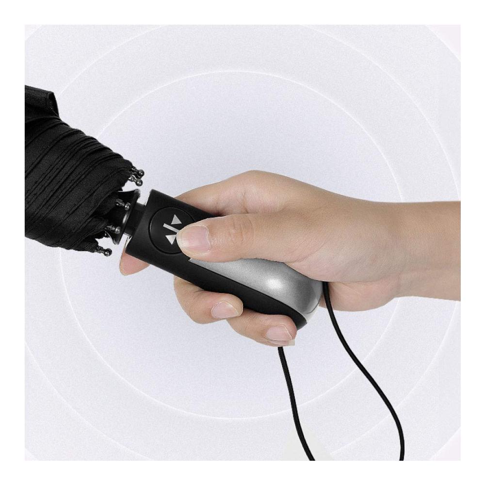 Automatischer Winddichter Taschenschirm mit 10 Knochen Klappschirm Leicht und Kompakt – Ideal für Unterwegs