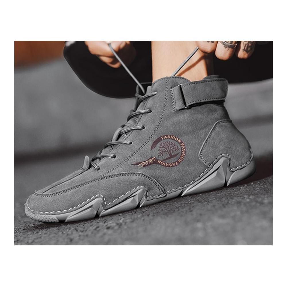 Italienische Handgefertigte Lederstiefel für Herren – Hochwertige Wasserdichte Sneakers Atmungsaktive Chukka mit Rutschfester Sohle von Beck-Schuhe