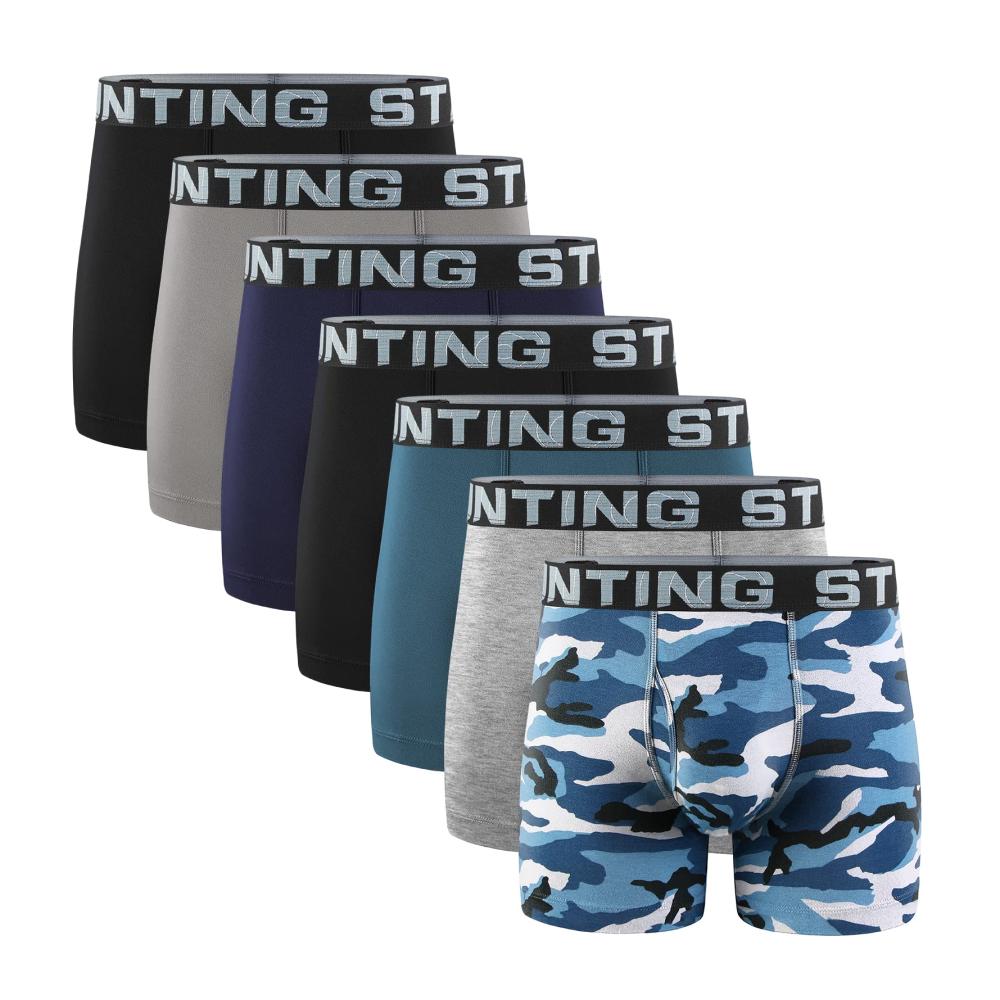 C2: 7er Pack- Camouflage/Grau/Blau/Schwarz