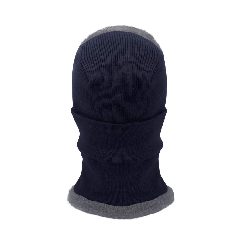 2-in-1 Strickmütze mit Balaclava für Herren und Damen - Winter Sturmhaube mit Gesichtsmaske Skimaske und Kapuze - Ideale Kopfbedeckung für Skifahren Radfahren und Motorradfahren