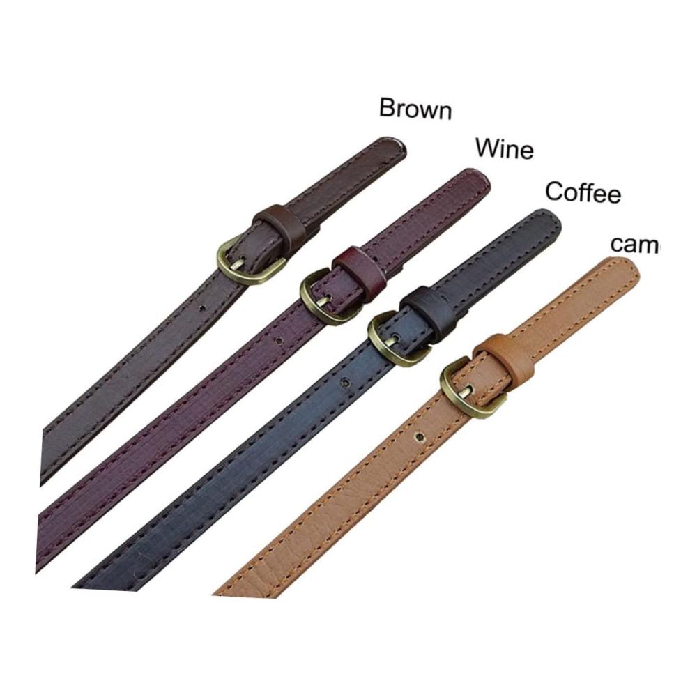 Echtes Leder Umhängetasche Set Damen Handtasche mit Abnehmbarem Riemen Claret Farbe 71 * 1.5 * 0.1cm