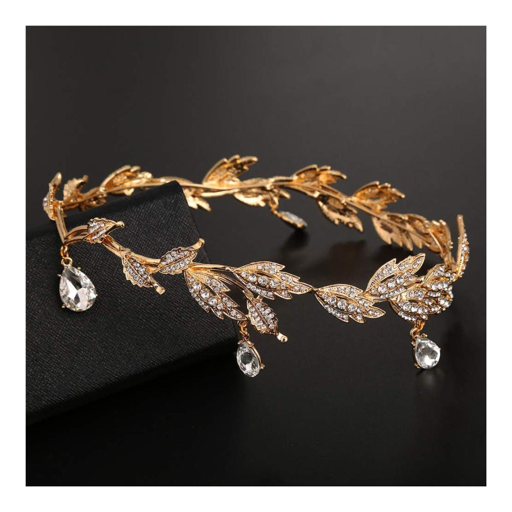 Haarbänder für Damen Eleganter Wasser-Diamant-Kopfschmuck mit kristallklarem Glanz