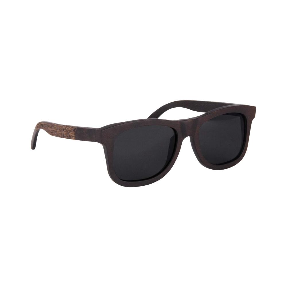 Holz Sonnenbrille Vintage Design mit Polarisierten Gläsern inklusive Bambusbox - Unisex Fashion Eyewear für Herren und Damen