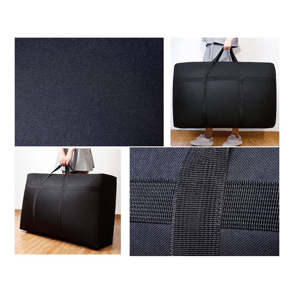 Extra Große Leichte Reisetasche mit Organizer Wasserabweisende Gepäcktasche Reißverschluss & Kleideraufbewahrung