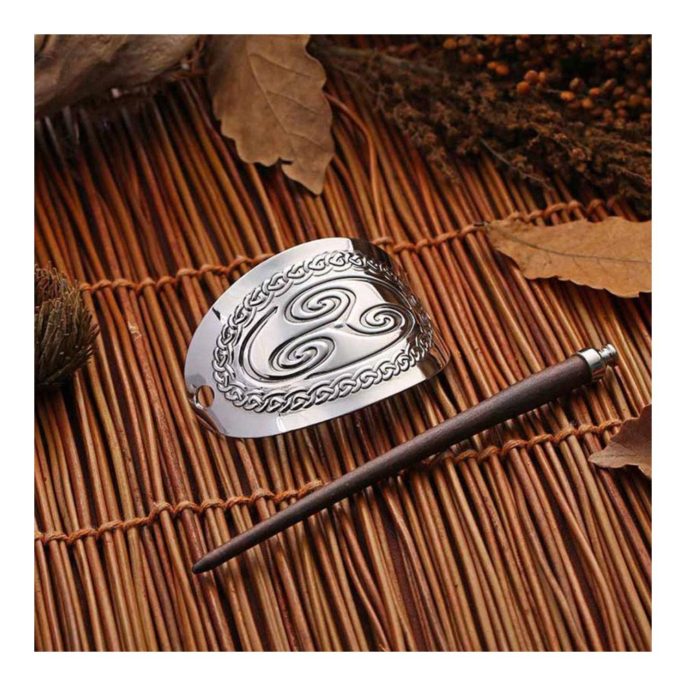 Natürlich hier ist mein Vorschlag
Vintage Wikinger Haarspangen - Authentische Metall Haarnadeln mit keltischem Flair und Stick-Design