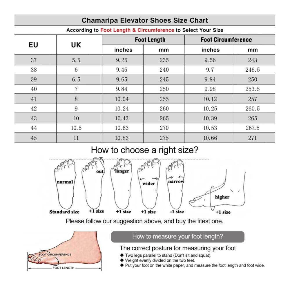 Sneaker CHAMARIPA Herren Freizeittrainer mit 7 cm verstecktem Aufzugsabsatz
