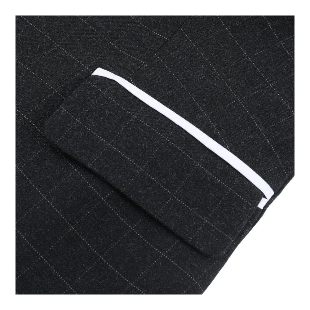 Kariertes Damen Sakko Elegant-lässiger Longblazer für Business und Freizeit