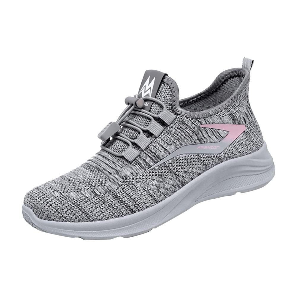 Walkingschuhe Damen Leichte Sneaker für Herbst und Winter Atmungsaktiv und Bequem für Outdoor Fitness - Mesh Sportschuhe mit Komfort für Straßenlauf