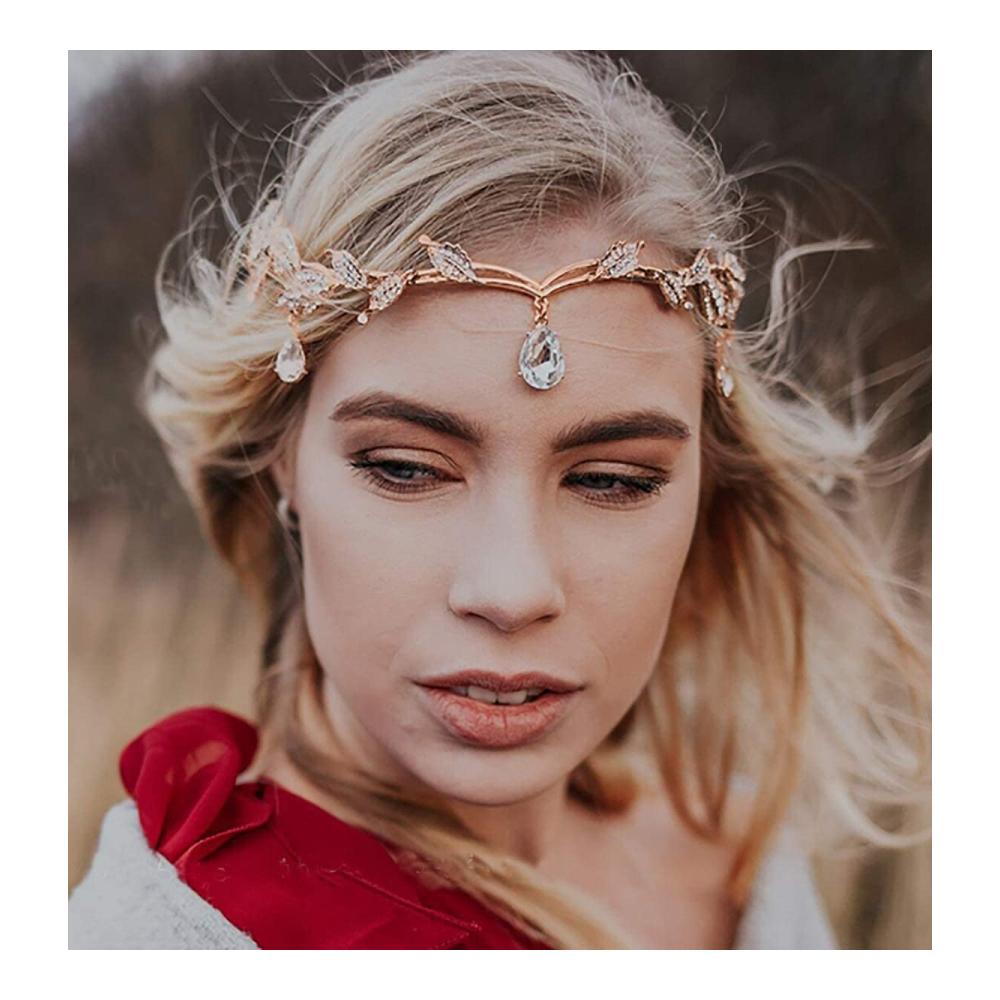 Haarbänder für Damen Eleganter Wasser-Diamant-Kopfschmuck mit kristallklarem Glanz