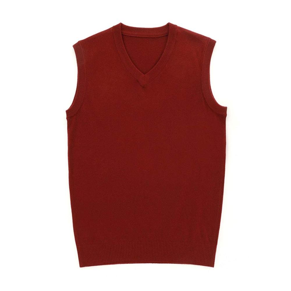 Pullunder & Strickwesten Leichte Baumwoll-Gilets für Herren - Ärmellose gesteppte V-Neck Weste für Herbst & Winter - Warme winddichte Camping Oberbekleidung