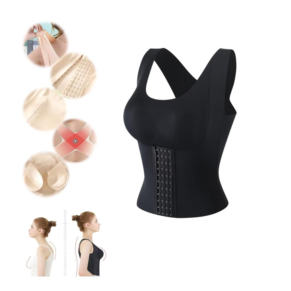 3-in-1 Taillentrainer-BH mit Knöpfen für Damen | Formende Tops & Shapewear