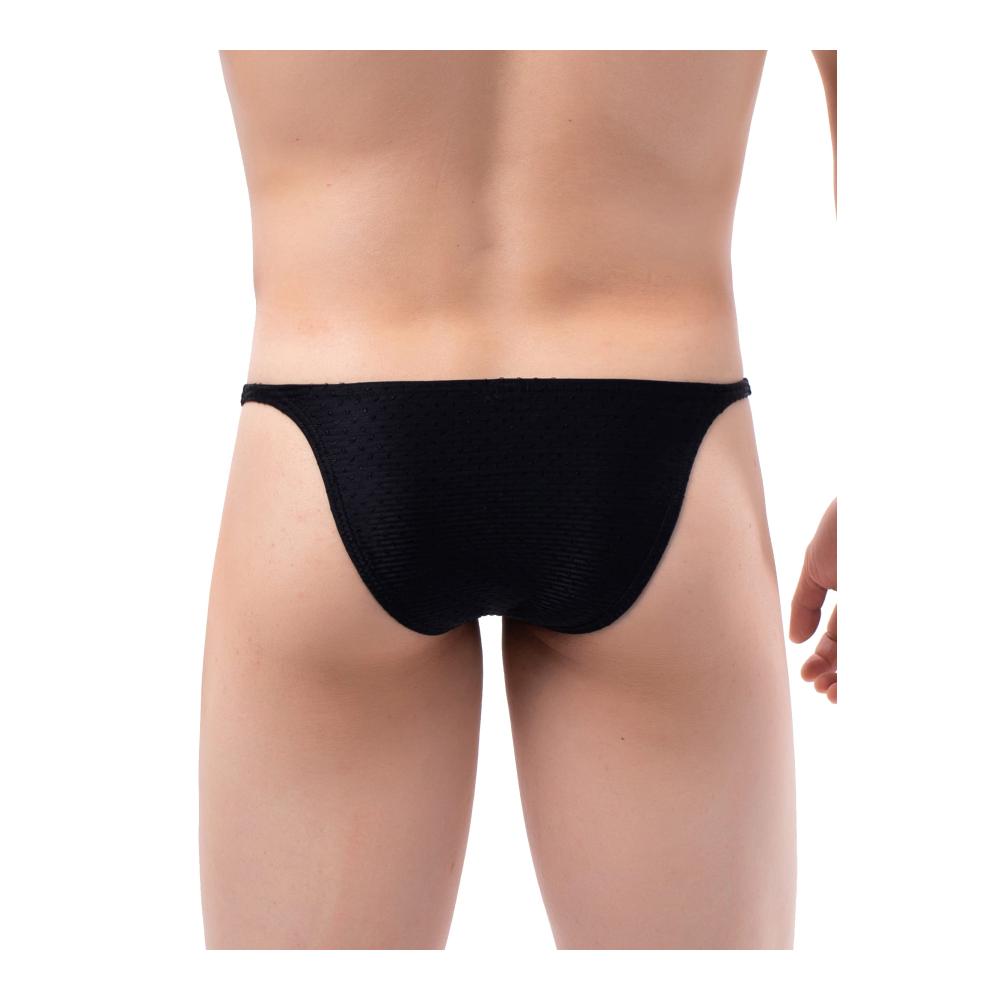 Brasilianischer Rücken Herren Slips - Sexy Durchsichtige Bikini-Unterwäsche mit Hoher Dehnung und Niedriger Taille
