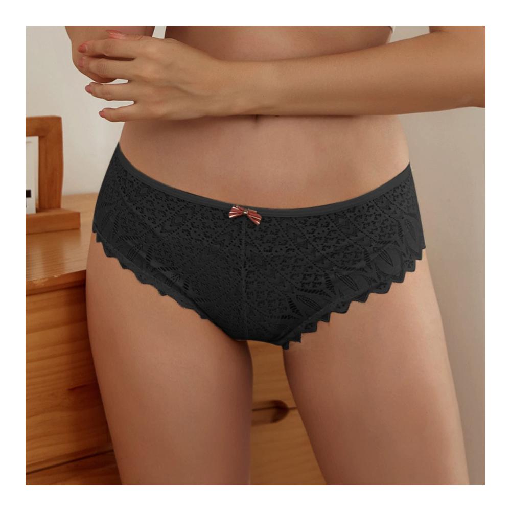 3er Pack Damen Röcke Sexy Lace-Up Dessous Unterwäsche mit Häkeln Aushöhlen und Reizvoller Spitze - Niedrige Taille Heiße Höschensets für Frauen