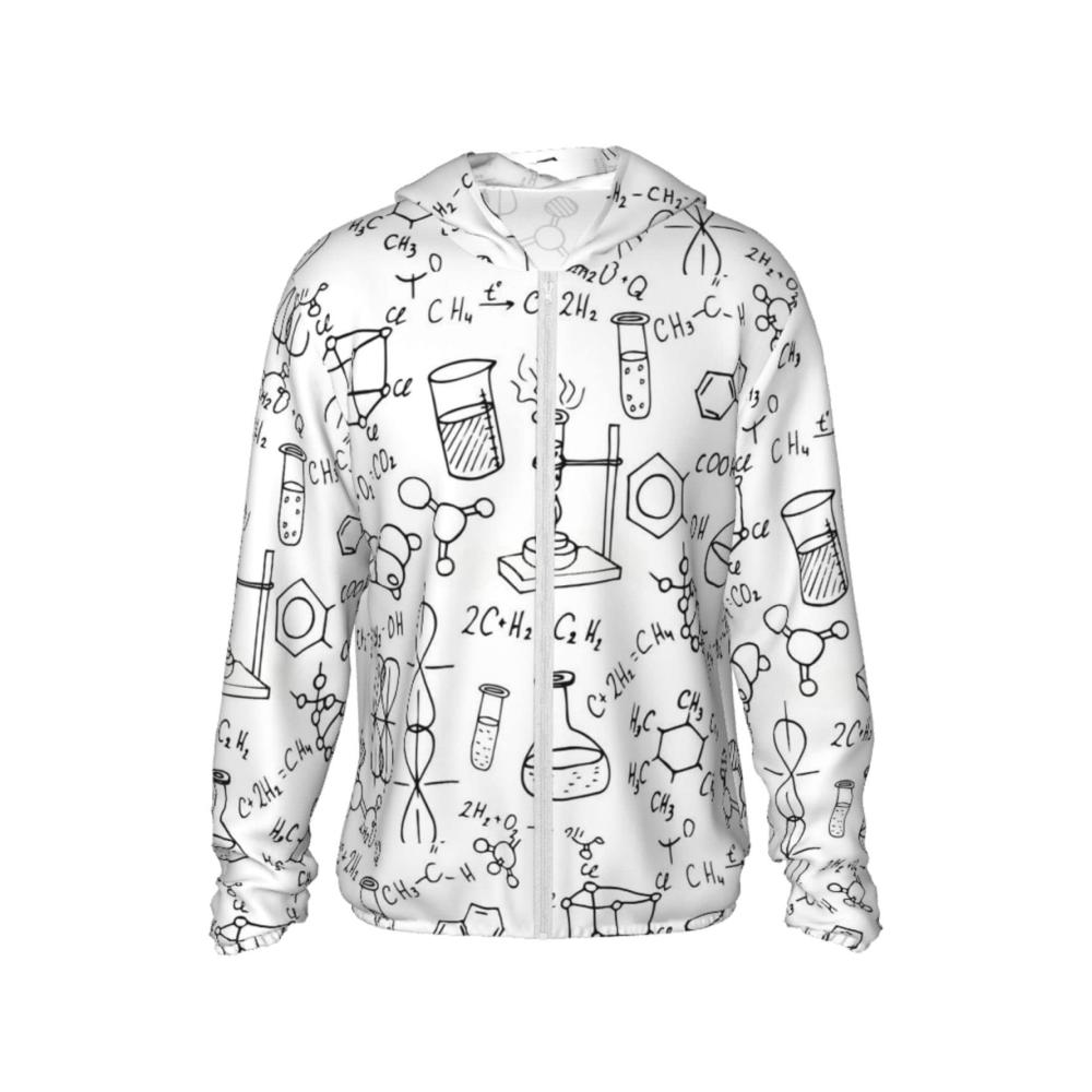 Zombie Print Langarm Poloshirts mit UV-Schutz für Outdoor-Aktivitäten - Leicht atmungsaktiv ideal zum Wandern und Angeln (Unisex