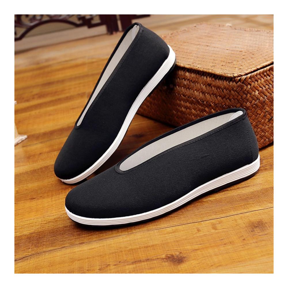 Kampfsportschuhe im Traditionellen Chinesischen Stil für Herren - Kung-Fu Tai Chi Wushu - Schwarze Bruce Lee Peking Schuhe