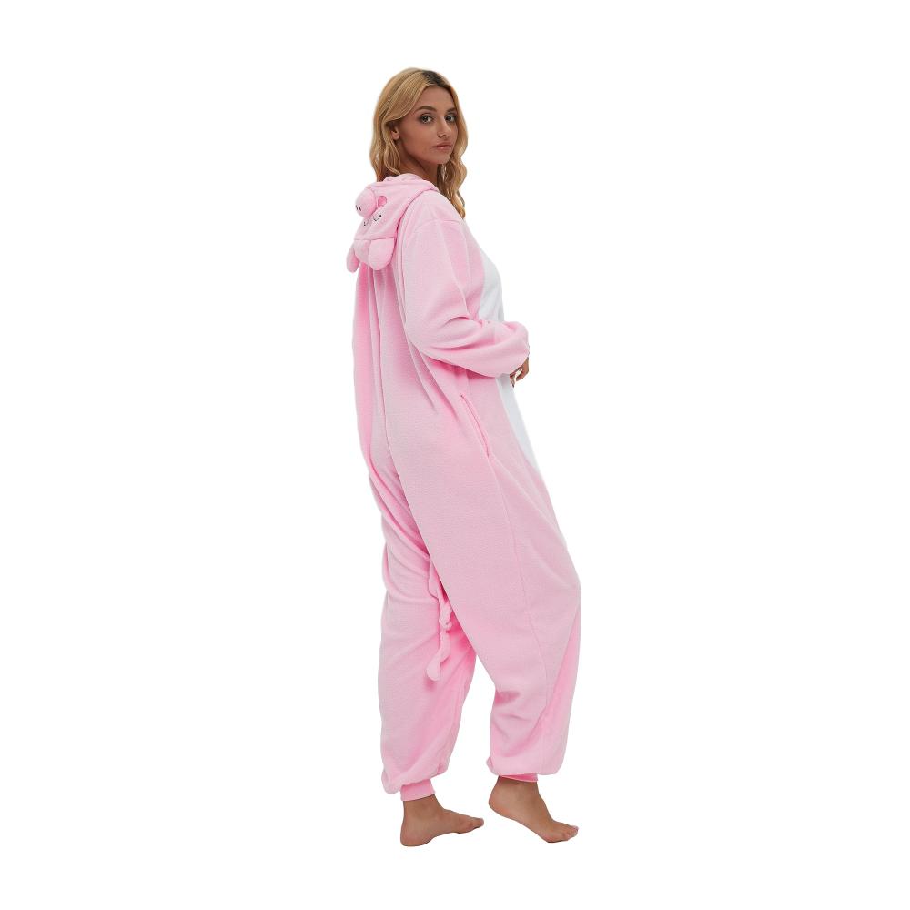 Tierischer Spaß SMITHROAD Jumpsuit - Fasching Halloween Cosplay - Fleece-Overall für Erwachsene - Unisex Schlafanzug & Nachtwäsche