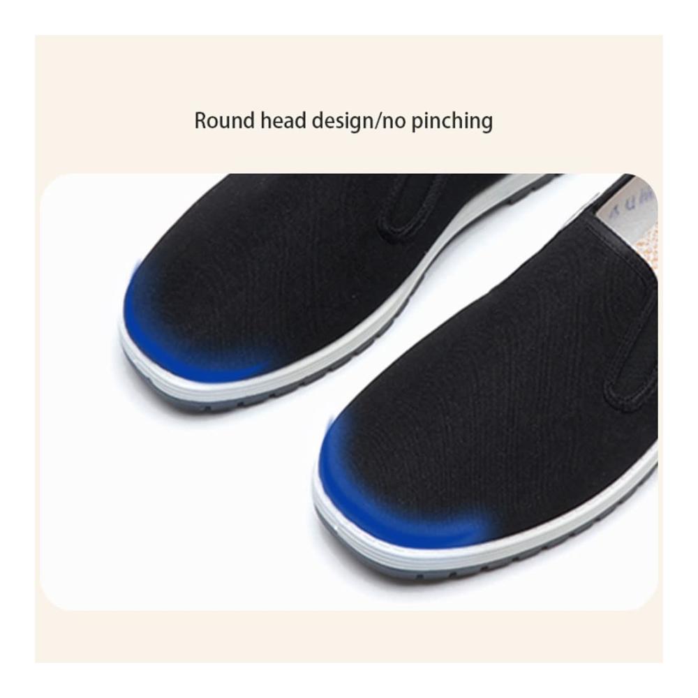 Kampfsportschuhe für Herren Taekwondo Kung Fu Taichi - Peking-Stil Slipper in Schwarz (Größe 44