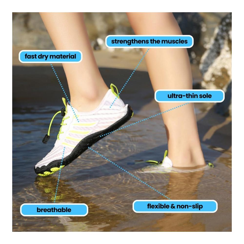 BareStep Minimalistische Sport Sandalen für Barfuß-Strandaktivitäten - Leichte Aktivschuhe für Männer und Frauen