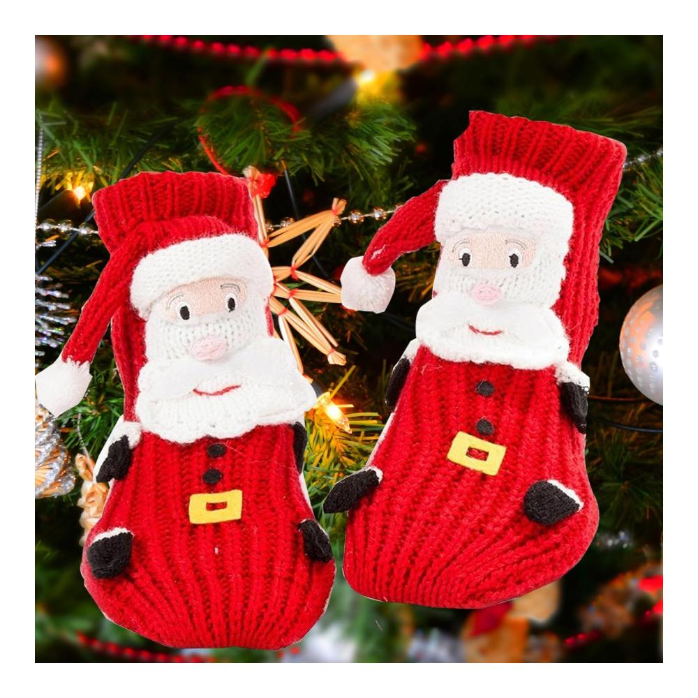 3D Weihnachtsgeschenksocken Warme Winter-Socken für Männer mit Pinguin Hirschgriff und Slipper-Design - Ideale Geschenke für gemütliche Thermo-Schlafmomente und einen stilvollen Winter von Brojaq