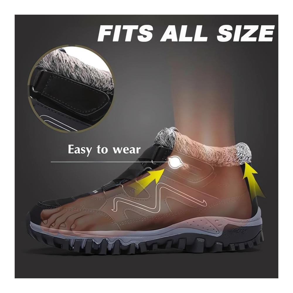 Squashschuhe Overknees Damen Schwarz | Damen-Winter-Thermostiefel Warme Schneestiefel für Wandern Arbeit & Komfort | Damen Winterstiefel mit Turnschuh-Design