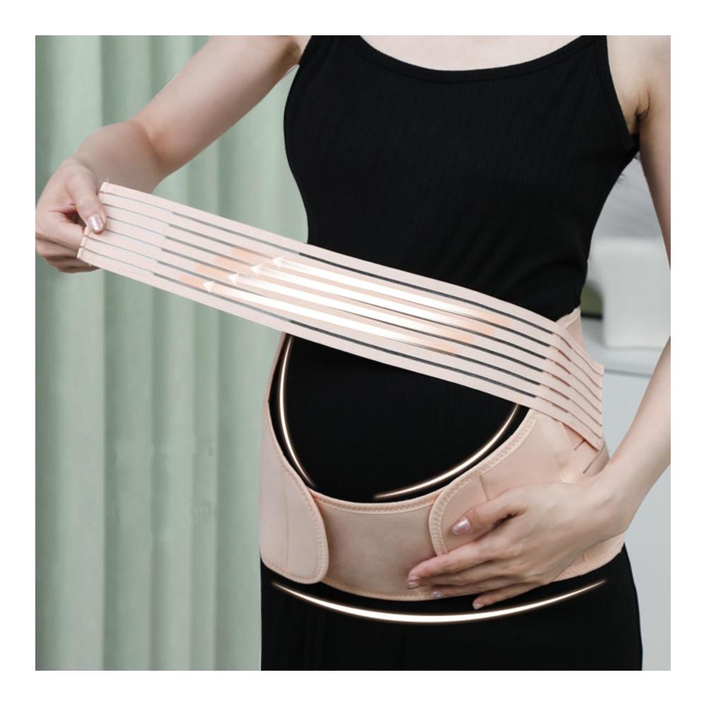Schwangerschafts Bauchband mit verstellbarem Gürtel für optimale Unterstützung von Bauch Taille Becken und Rücken - Must-Have für werdende Mütter