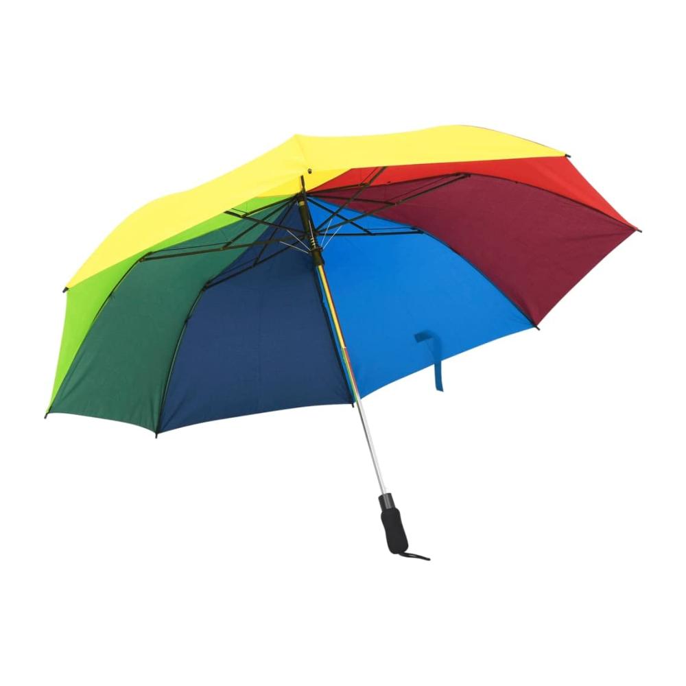 Automatischer Taschenschirm 124 cm - Faltbarer Regenschirm in Mehrfarben Kompakt und Stilvoll