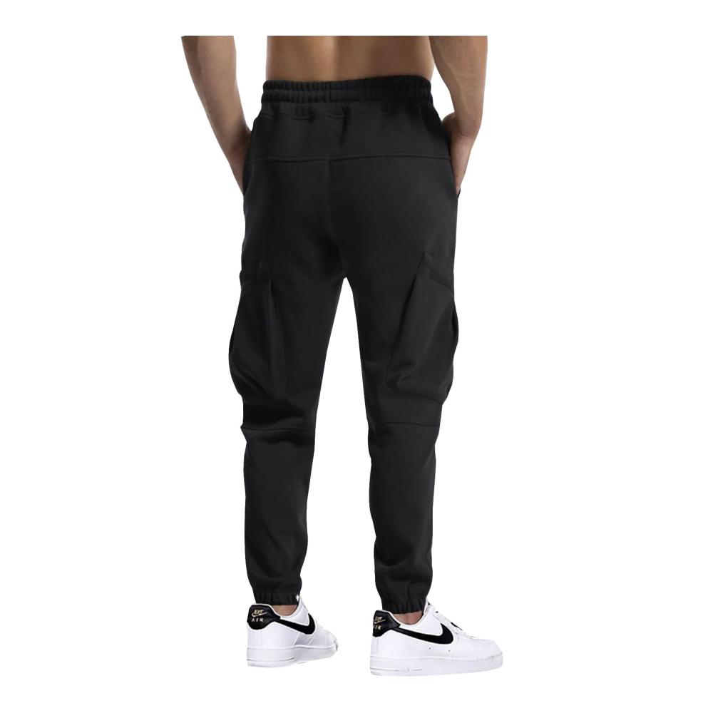 Herren Jogginghose aus warmer Baumwolle - Komfortable Trainingshose für Sport und Freizeit mit Taschen