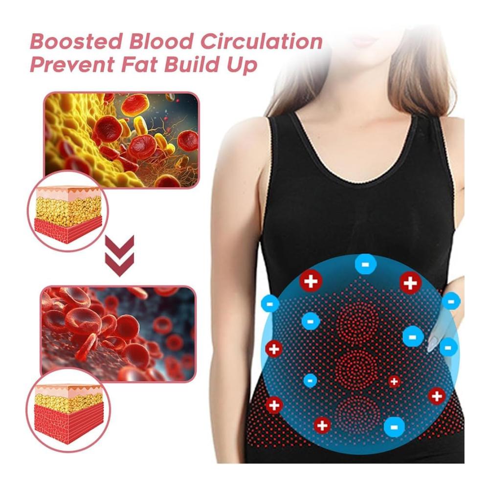 Formendes Bodys Zweiteiliges Set mit Ferninfrarot-Spender und Tourmalin-Technologie - IONsWear Shapewear für effektive Körperformung