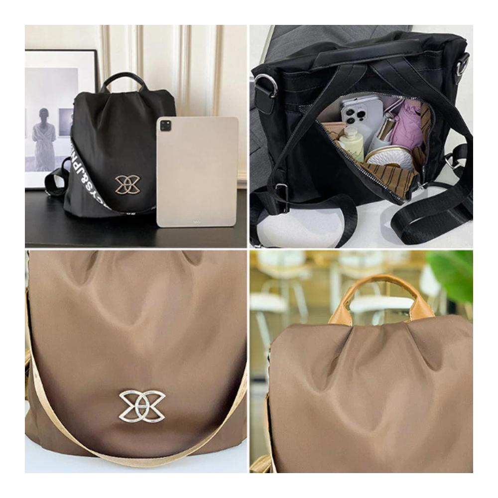 Henkeltasche mit Diebstahlschutz und viel Platz - Leichte Umhängetasche aus Oxford-Gewebe für vielseitigen Gebrauch
