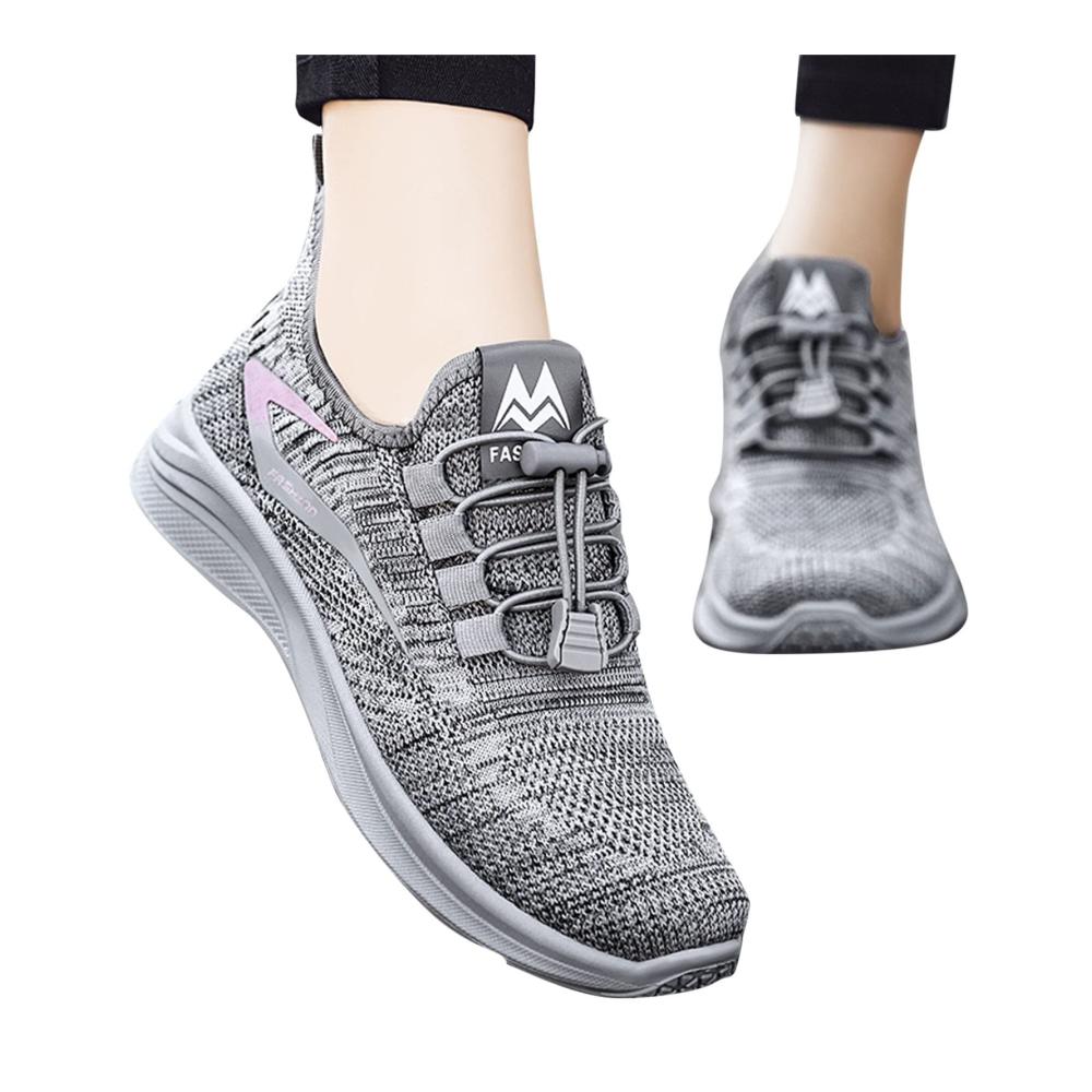 Walkingschuhe Damen Leichte Sneaker für Herbst und Winter Atmungsaktiv und Bequem für Outdoor Fitness - Mesh Sportschuhe mit Komfort für Straßenlauf