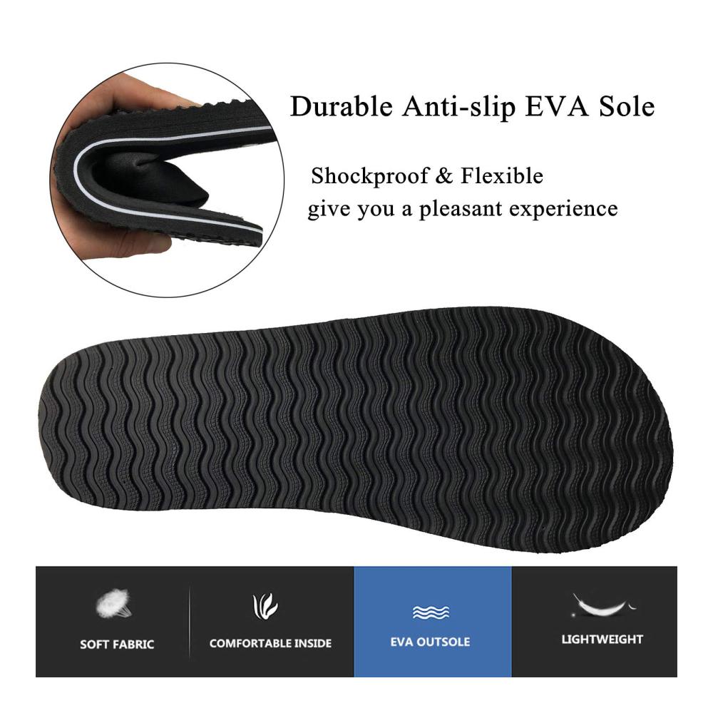 Leichte Unisex Zehentrenner - Bequeme Badelatschen für Damen und Herren in Rot (Größe 46 EU) - Rutschfeste Badeschlappen mit Weichem Tragekomfort - Sommer Flip Flops für Freizeit und Zuhause