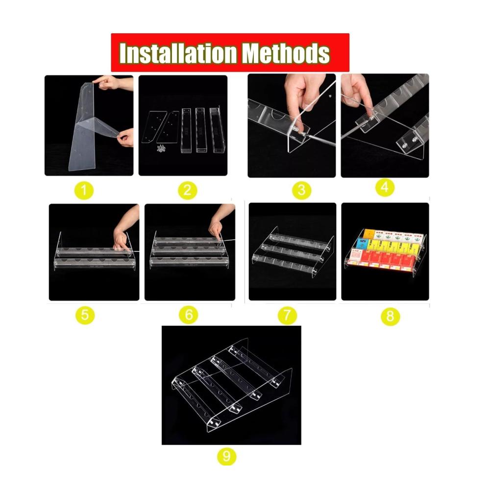 5-stufiges durchsichtiges Acryl-Zigarettenregal - Praktische Arbeitsplatten-Vitrine und Schrank-Organizer für Zigaretten Blunts Wraps Zigarren und kleine Einzelhandelsgegenstände