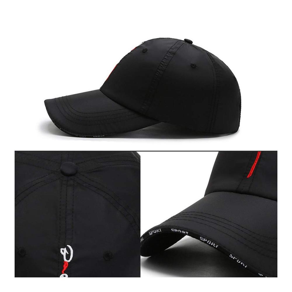 Visoren Herren Baseball Mütze - Atmungsaktiv Wasserdicht Schnelltrocknend Outdoor Kappe für Sport - Ultraleicht Unstrukturiert Run Cap