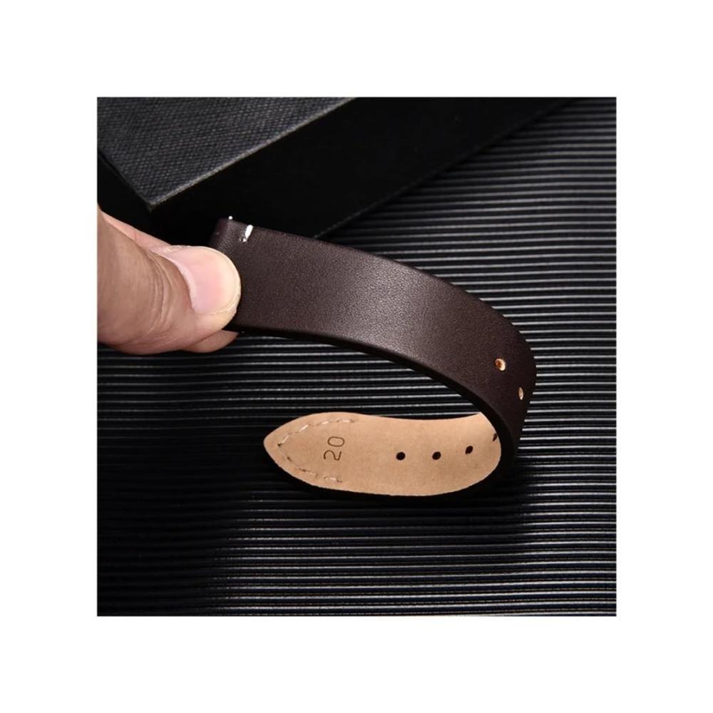 Schnellverschluss-Leder-Uhrenarmband | CasualStrap Weiches Mattes Uhrenarmband | 18mm 20mm 22mm 24mm | Premium Qualität für Eleganz und Komfort