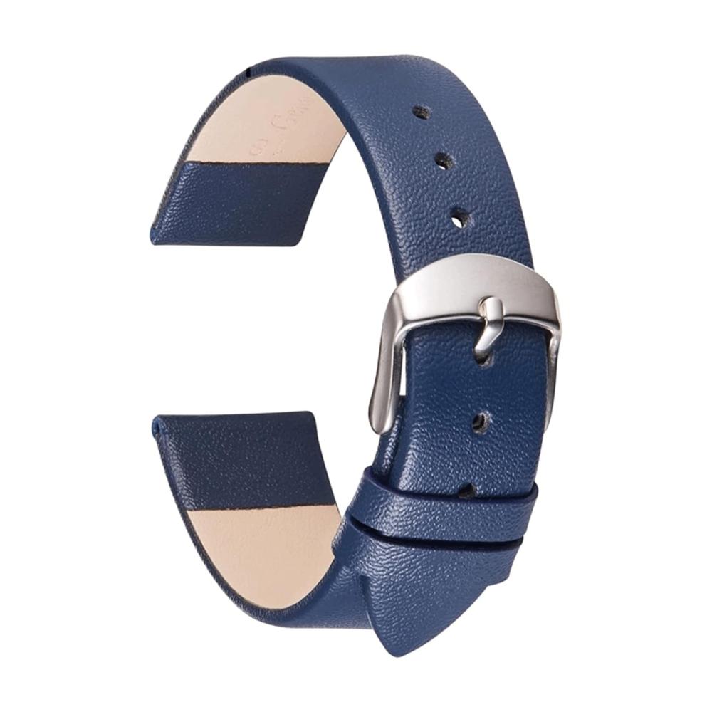 Leder Uhrenarmbänder - Vielseitige Ersatzbänder 20 cm Länge passend für 14/16/18/20/22 mm Uhren Damenarmband für kleine Zifferblätter