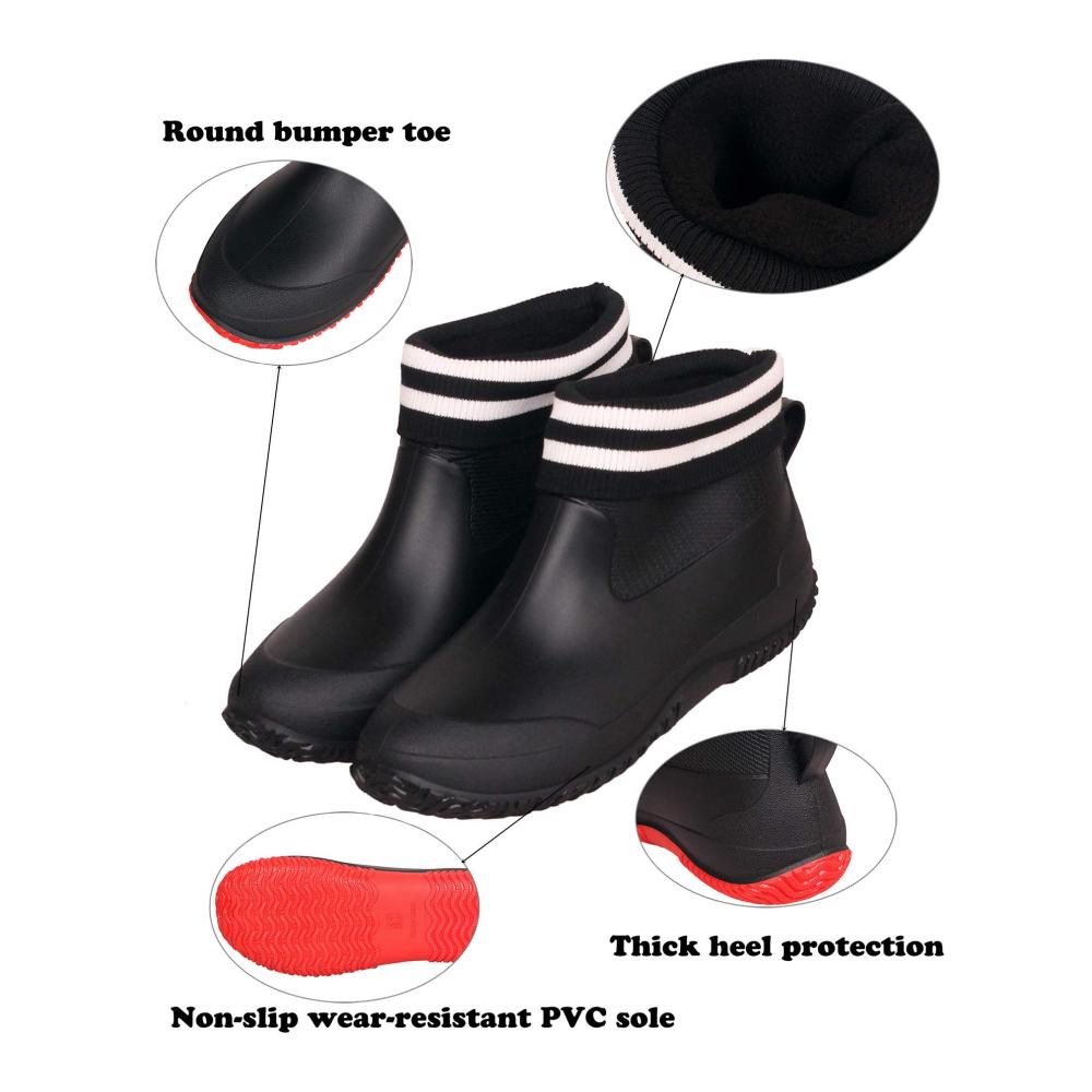 Regenstiefel CELANDA Herren Kurze Gummistiefel für Stil und Schutz
