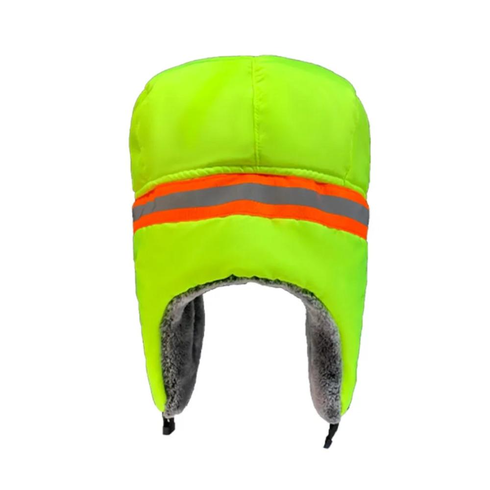 Fliegermütze Herbst Winter | Reflektierend Warm Winddicht | Ski Bomber Hut für Schnee Arbeit Radfahren | Verdickte Kopfbedeckung