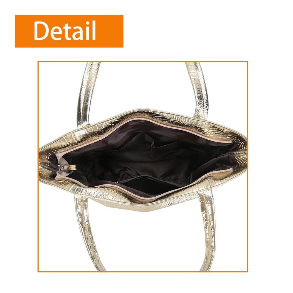 Henkeltaschen Damen Designer Handtaschen in Silber - Stilvoll und Geräumig