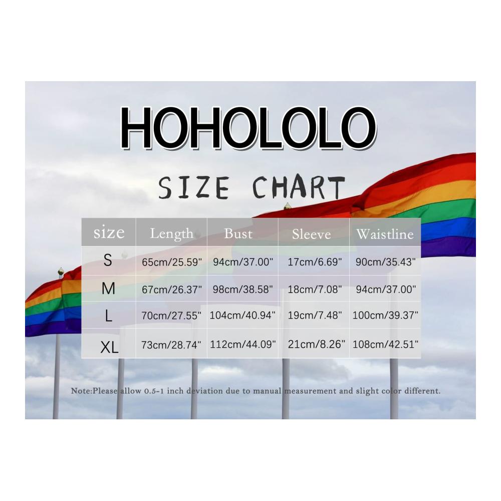 LGBTQ Pride T-Shirt für Damen mit Regenbogen Grafik | Kurzarm Human Letter Print Shirt für Gleichheit