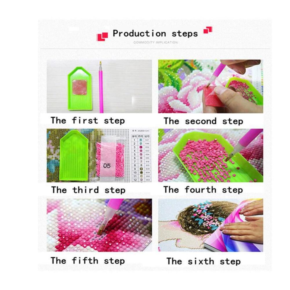 5D DIY Diamond Art Painting Clutch Set - 2 Stylish VIONNPPT Handbags with Chain Ideal Makeup & Travel Gift for Women and Girls