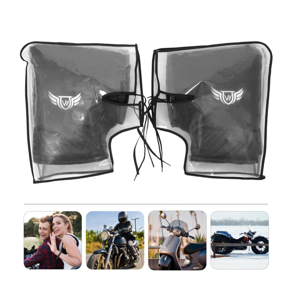 Winter Motorradhandschuhe 1 Paar - Wind- und wasserdichte ATV-Handwärmer für optimalen Fahrkomfort