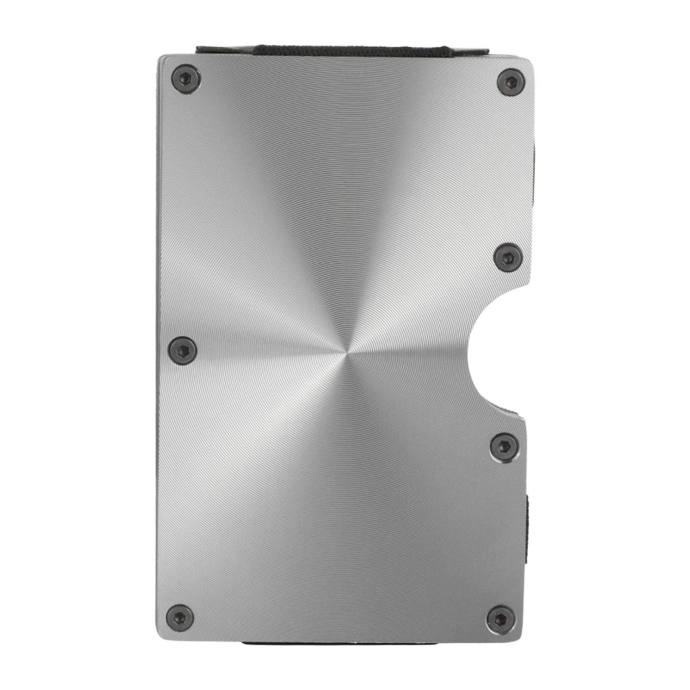 Kreditkartenhüllen Set RFID-Schutz Geldscheinklammer Visitenkarten-Organizer - Moderner Stil Unisex (Grau