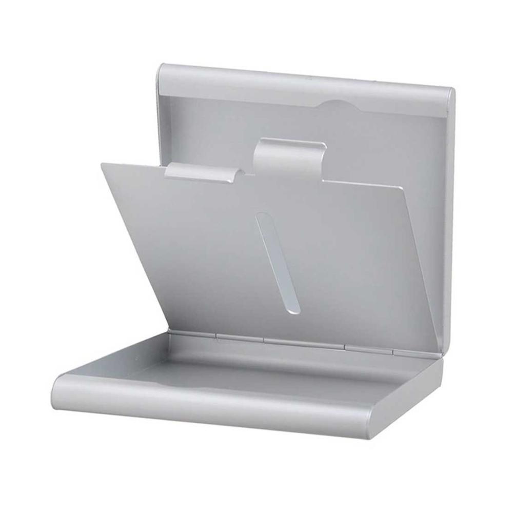 Leaptech Zigarettenetui - Elegante Aufbewahrung für 20 Zigaretten Silbernes Doppelseitiges Flip-Open Pocket-Design Zigarettenschachtel Halter Zigarettenhülle Geschenkcontainer mit Optimierter Lagerung