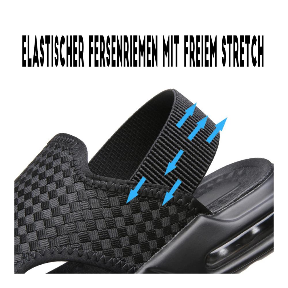 Bequeme Herrensandalen Weiche Sohle Gewebtes Design Anti-Rutsch Ideal für den Sommer am Strand
