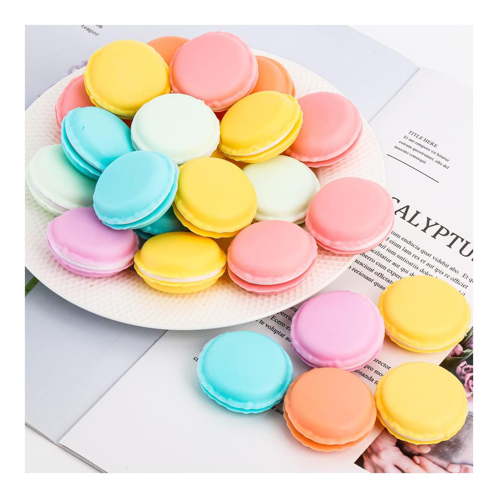54er Set Mini Macaron Schmuckkästen - Bunte Aufbewahrungsboxen für Ohrringe Halsketten Pillen und Reisen